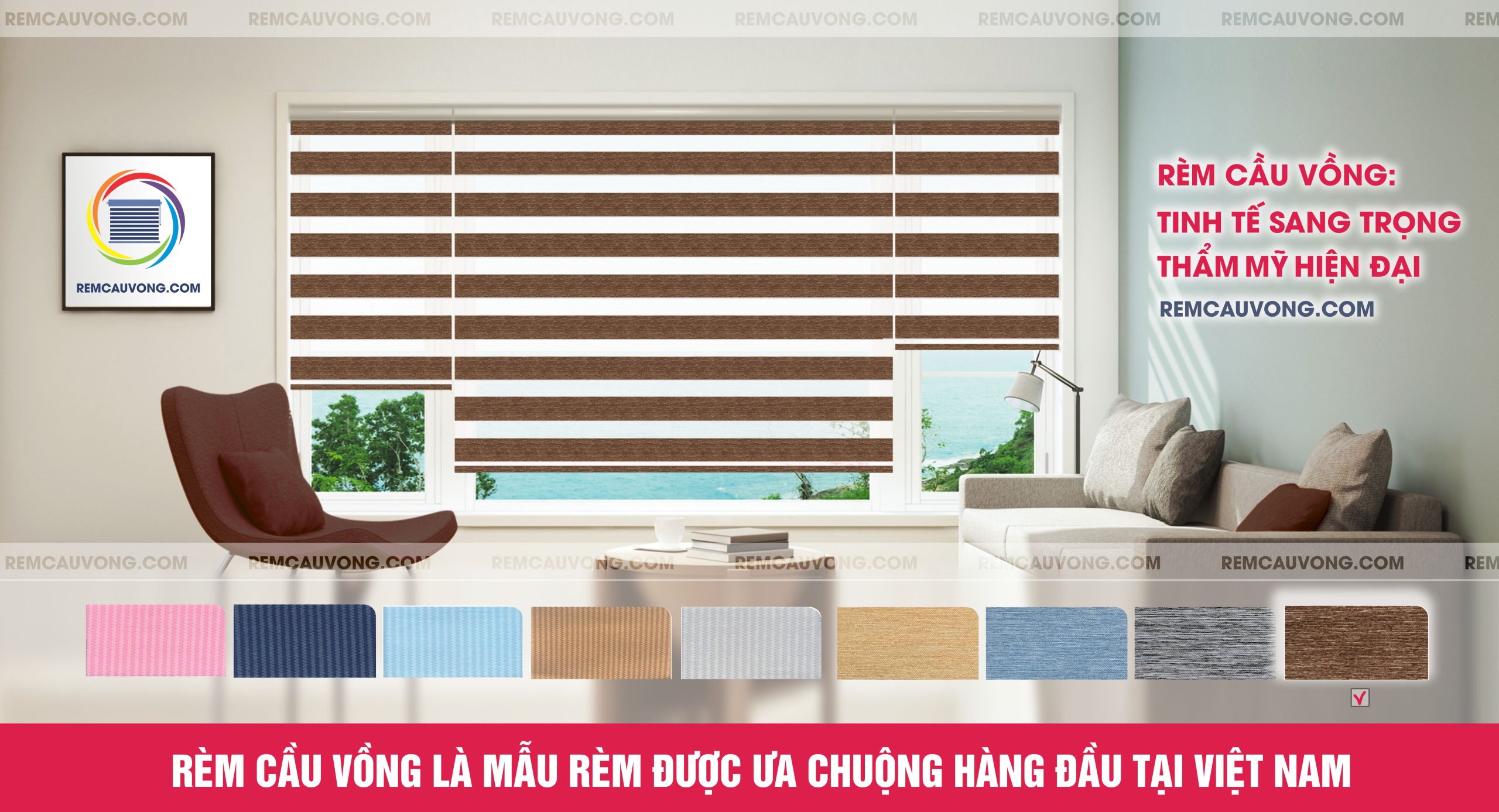 Banner Rèm Cầu Vồng Màu Hồng Tại Thành Phố Vinh Nghệ An
