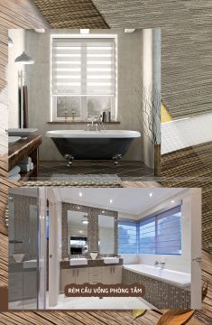 Rèm Cầu Vồng cho phòng tắm