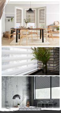 Phòng Bếp Sử Dụng Rèm Cầu Vồng