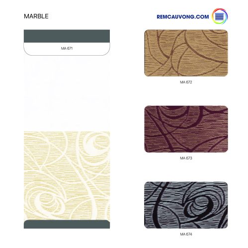 Rèm Cầu Vồng Marble