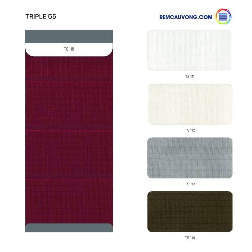 Rèm Cầu Vồng Triple 55