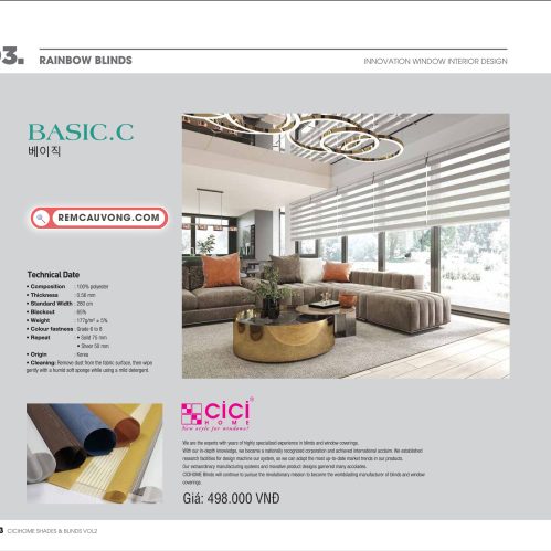 Rèm Cầu Vồng BasicC Cici Home