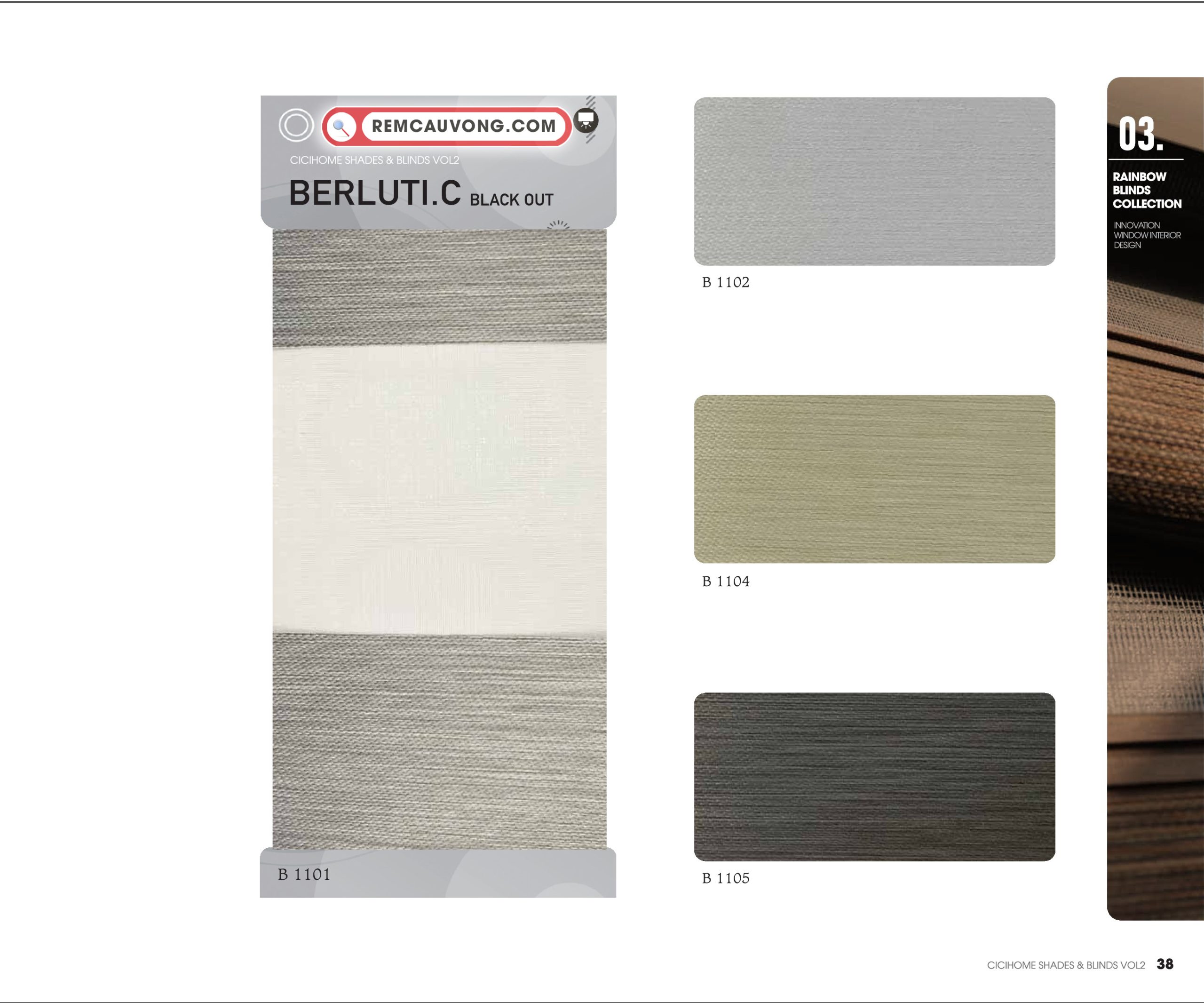 Rèm Cầu Vồng BerlutiC Cici Home