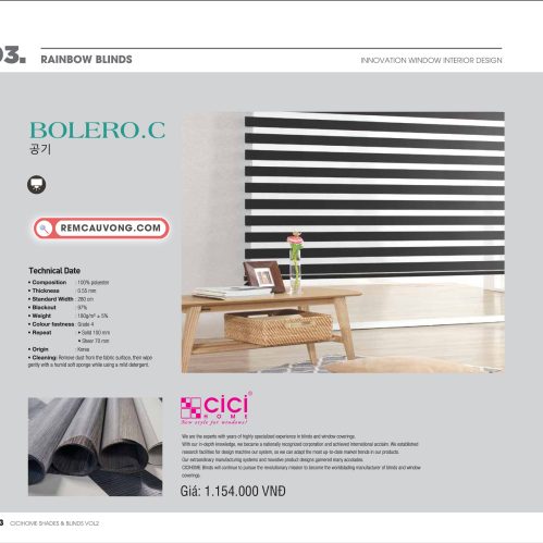 Rèm Cầu Vồng BoleroC Cici Home