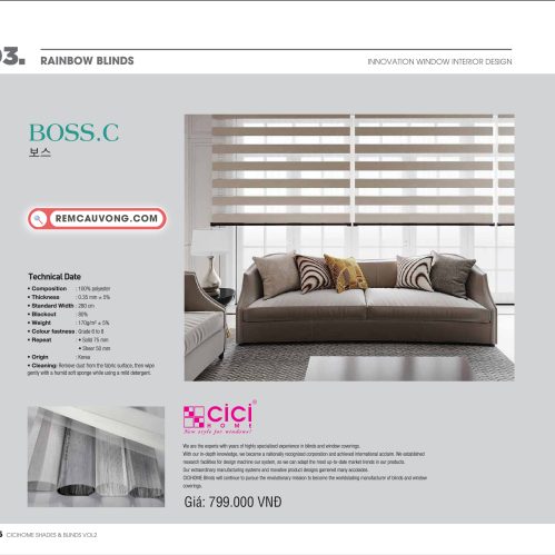 Rèm Cầu Vồng BossC Cici Home