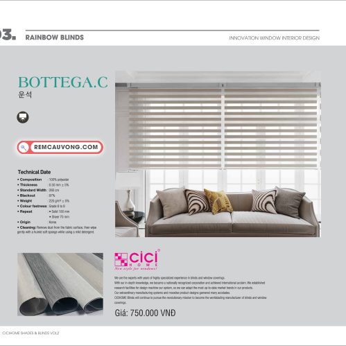 Rèm Cầu Vồng BottegaC Cici Home