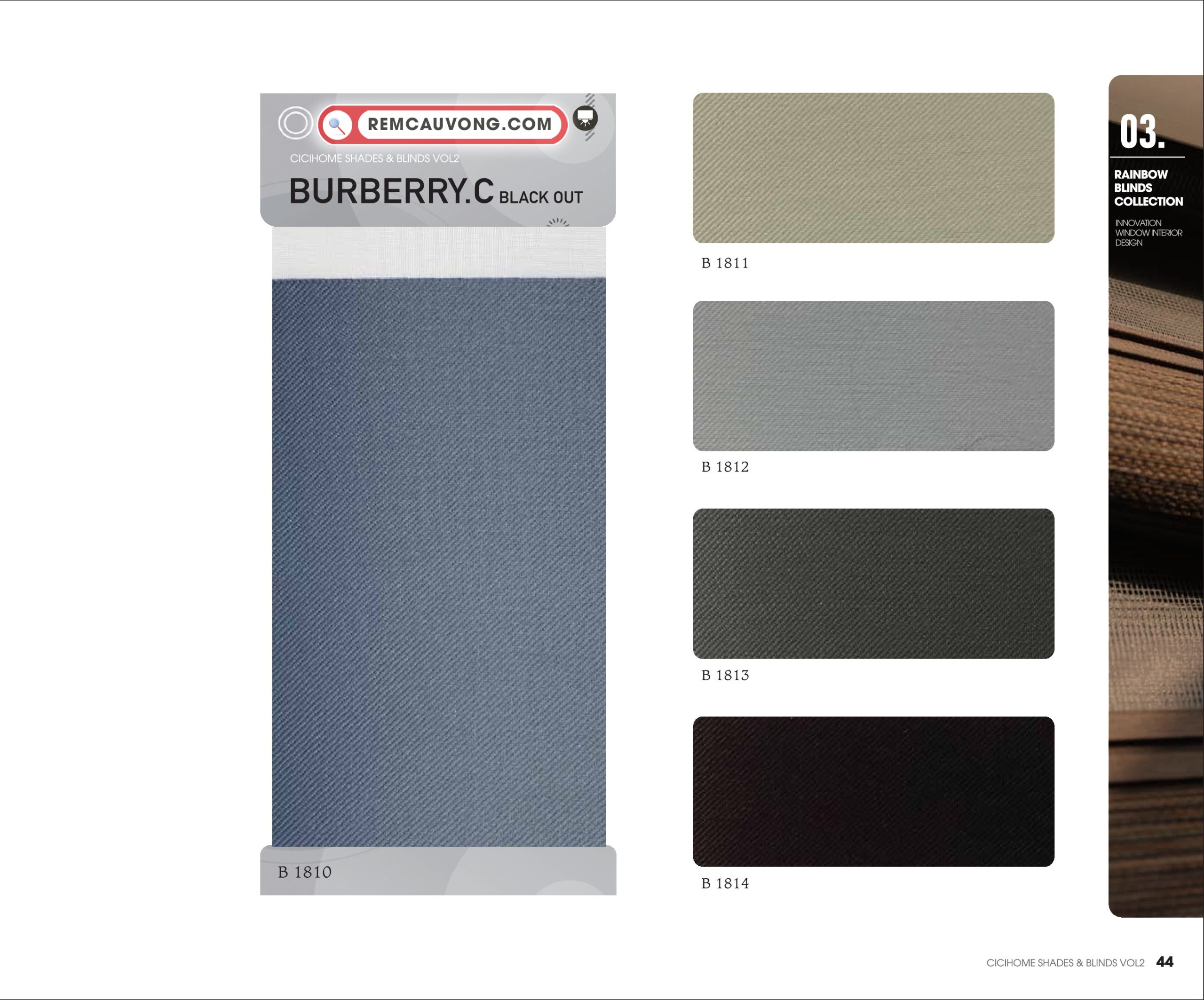 Rèm Cầu Vồng BurberryC Cici Home