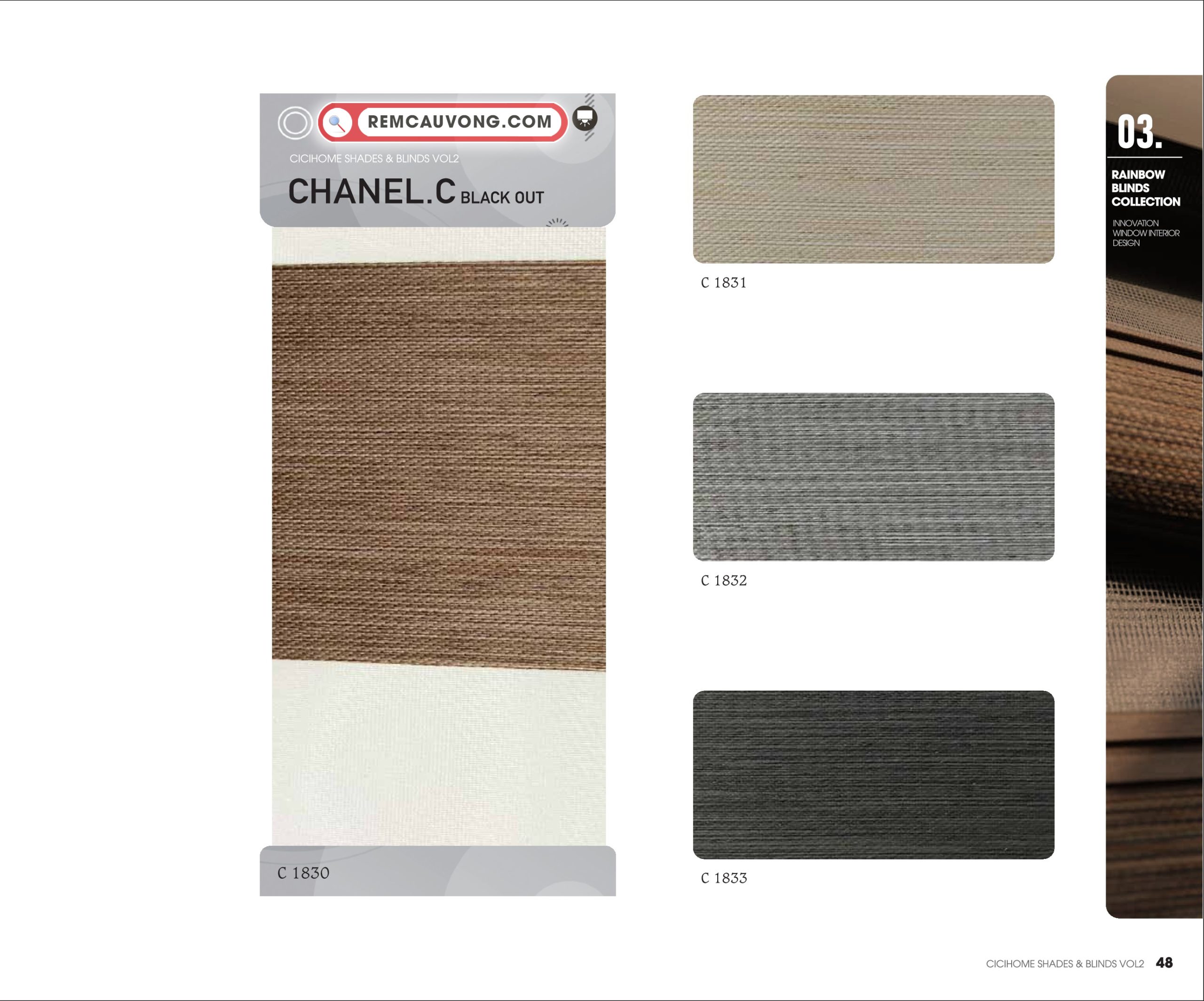 Rèm Cầu Vồng ChanelC Cici Home