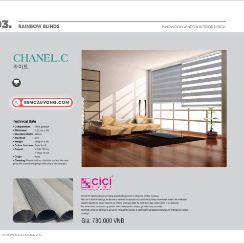 Rèm Cầu Vồng ChanelC Cici Home