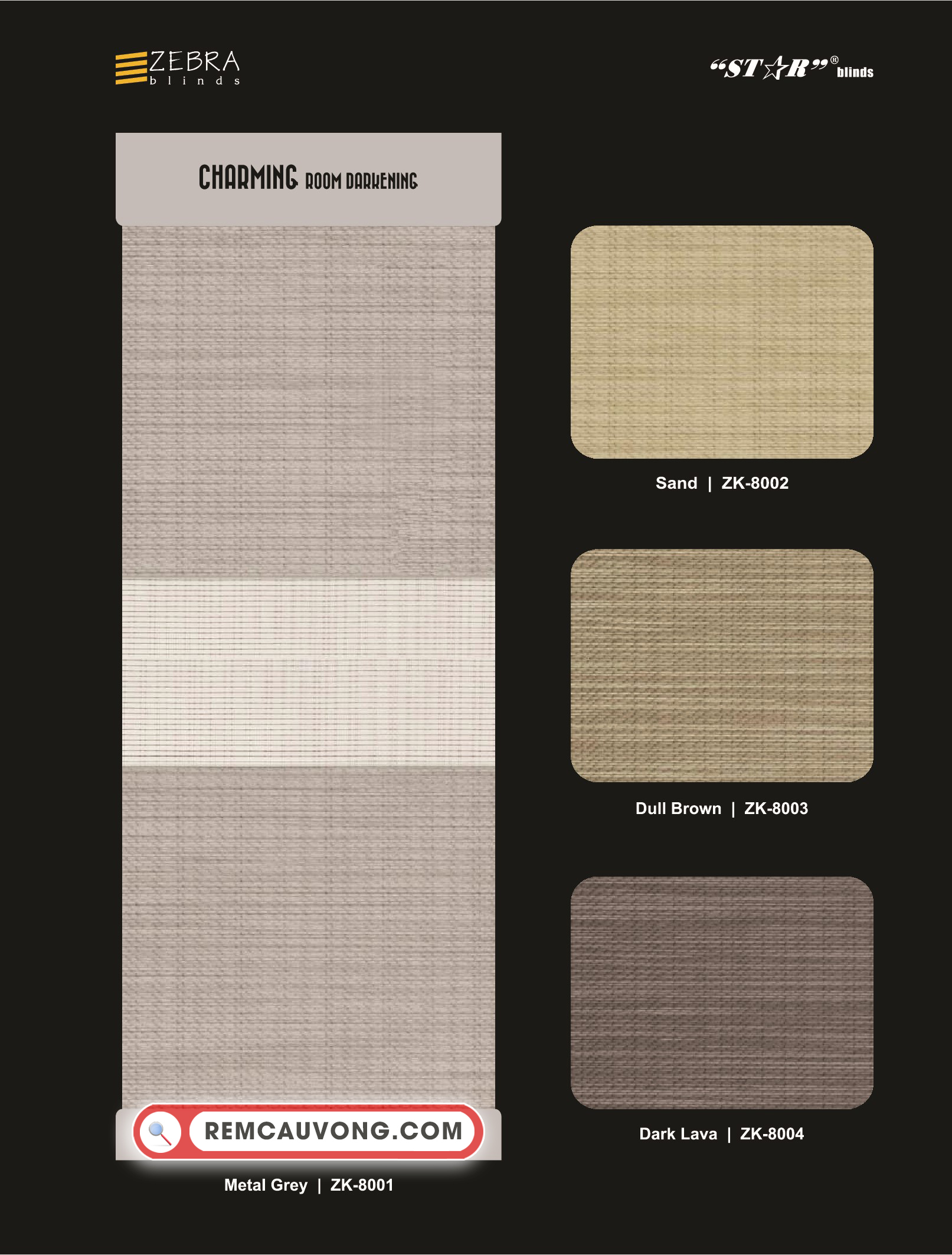 Rèm Cầu Vồng Charming Star Blinds