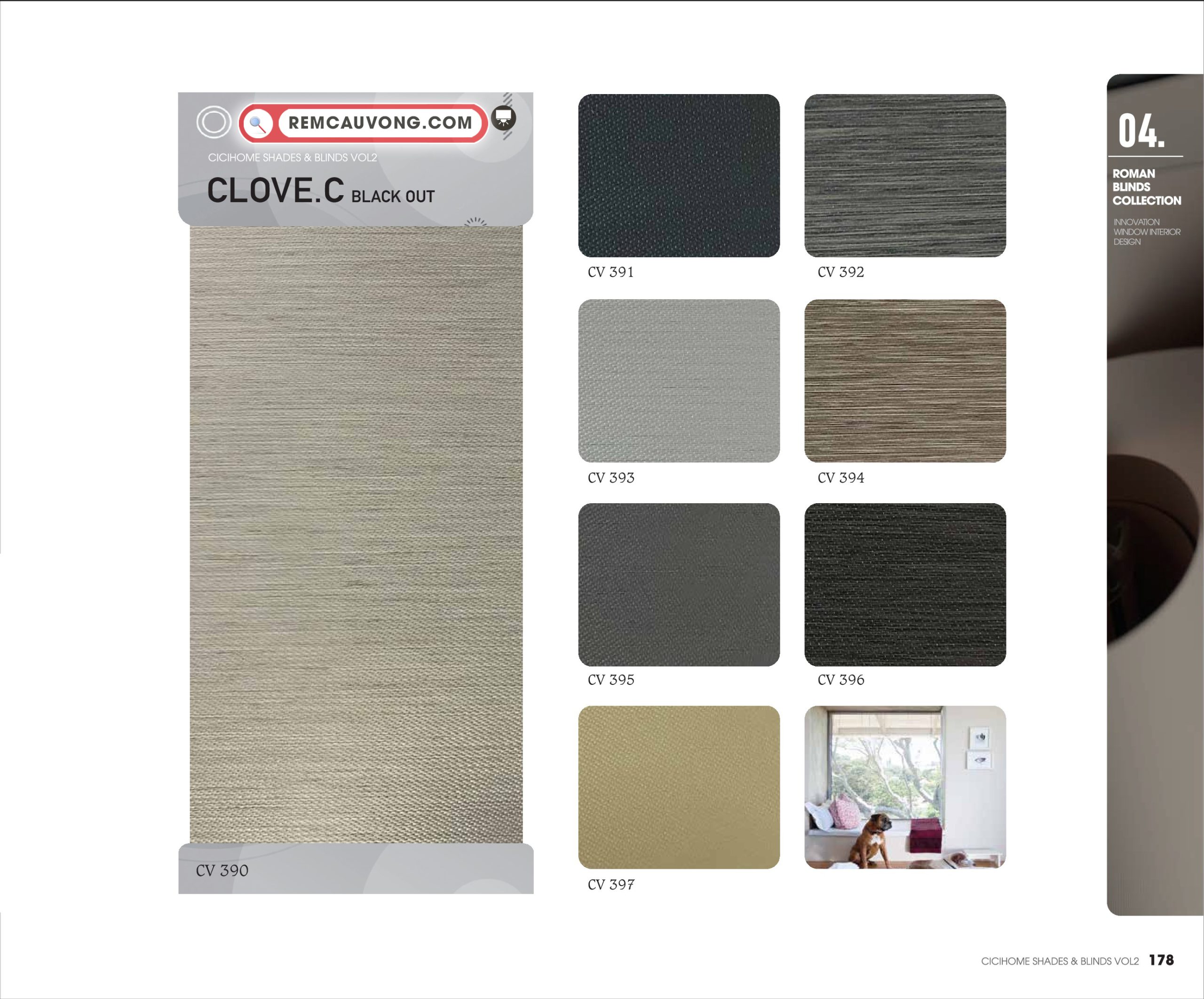Rèm Cầu Vồng CloveC Cici Home