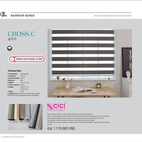 Rèm Cầu Vồng CrossC Cici Home