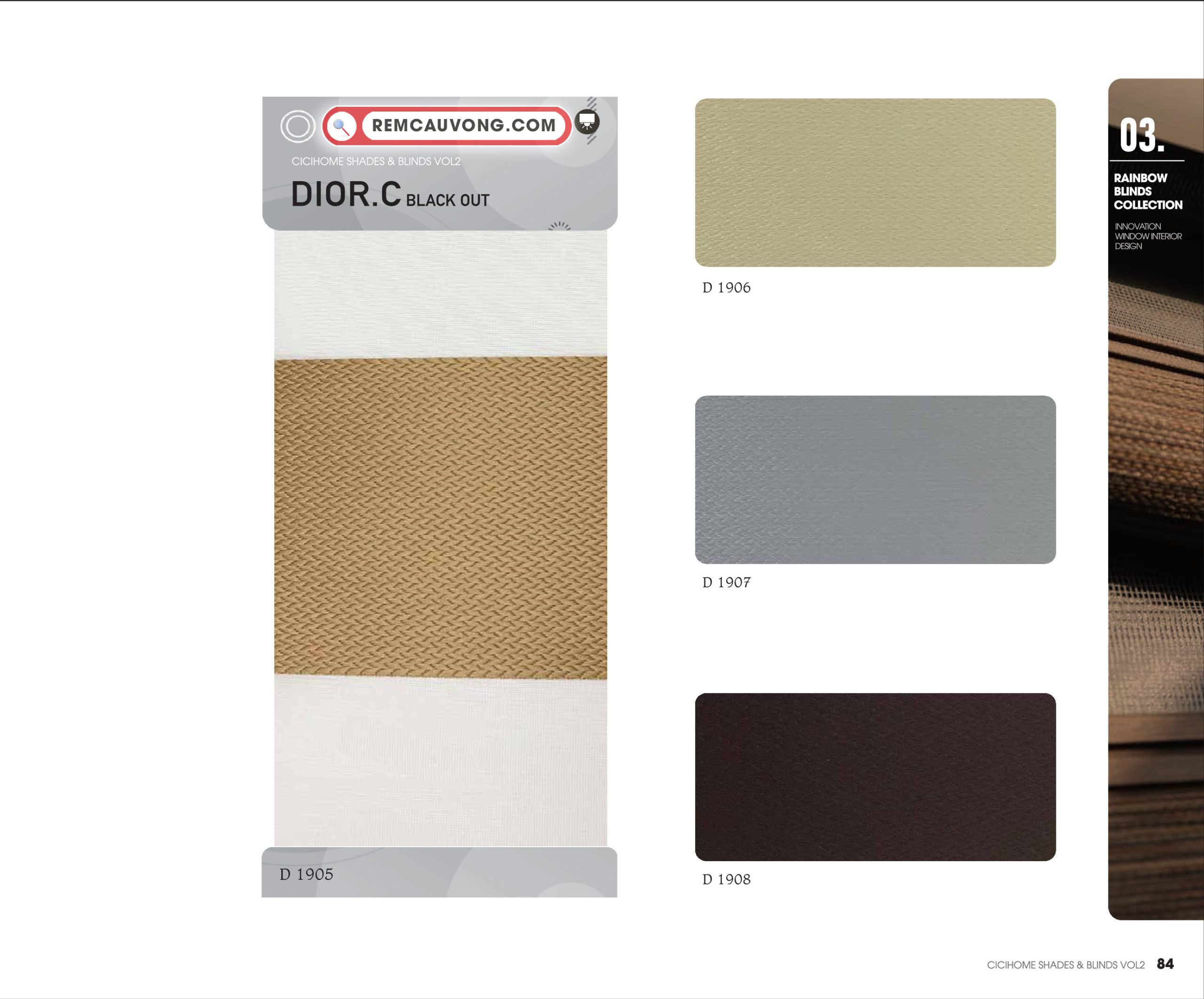 Rèm Cầu Vồng DiorC Cici Home