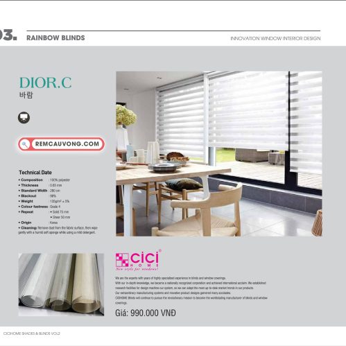 Rèm Cầu Vồng DiorC Cici Home