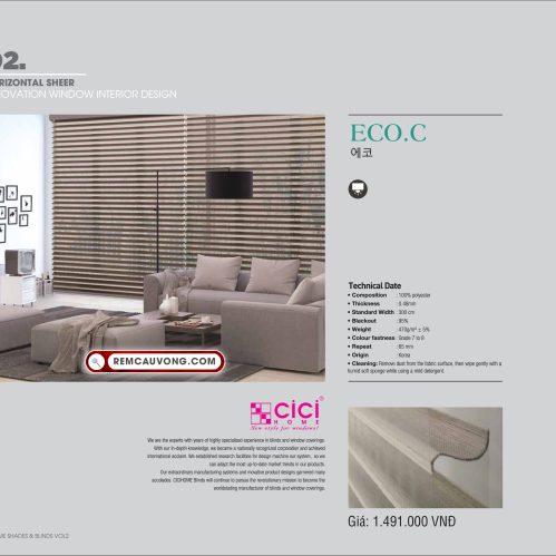 Rèm Cầu Vồng EcoC Cici Home