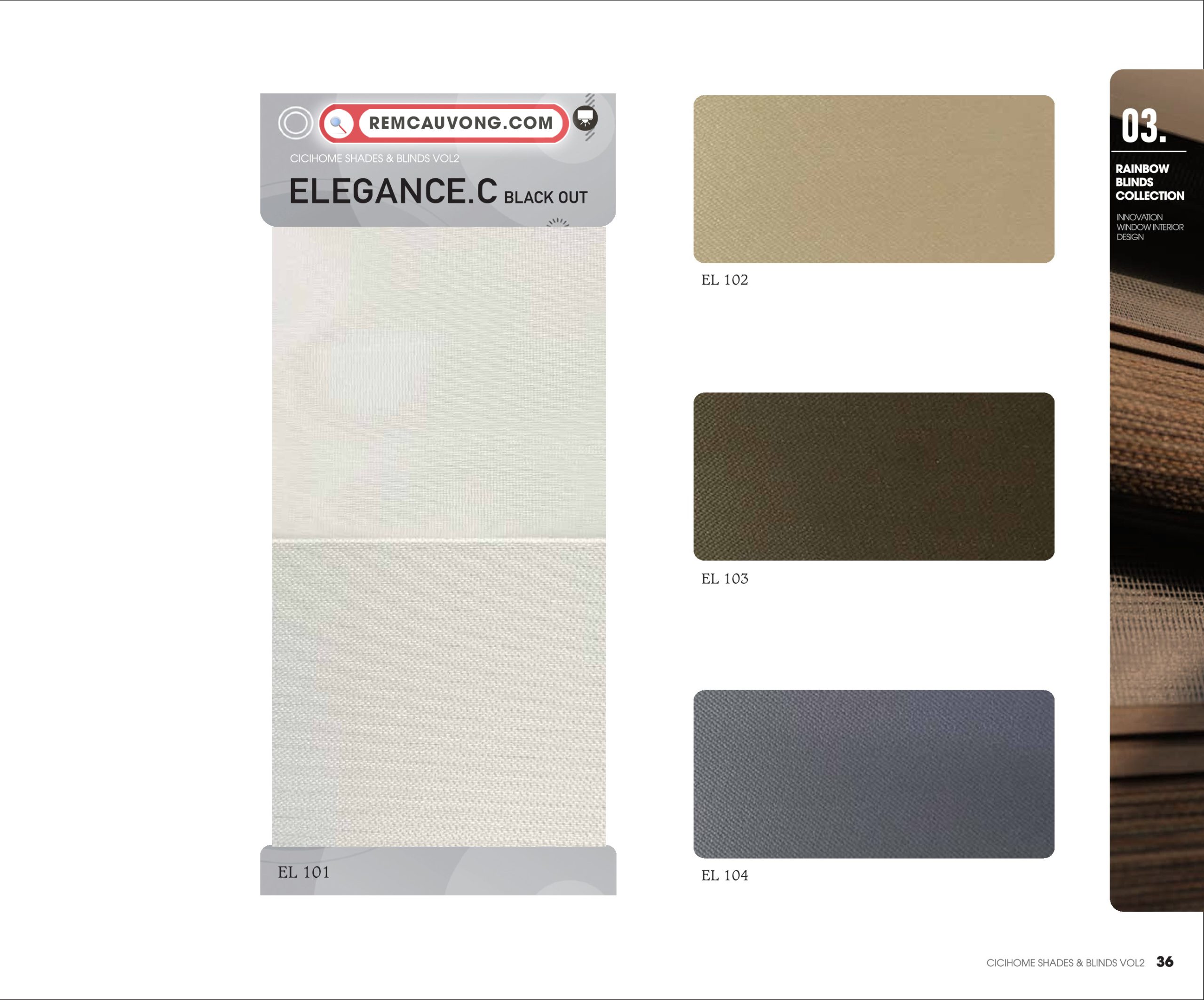 Rèm Cầu Vồng EleganceC Cici Home