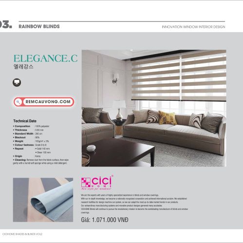 Rèm Cầu Vồng EleganceC Cici Home