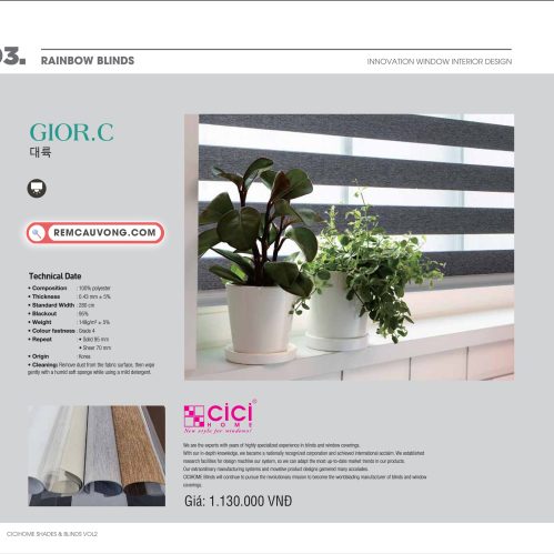 Rèm Cầu Vồng GiorC Cici Home