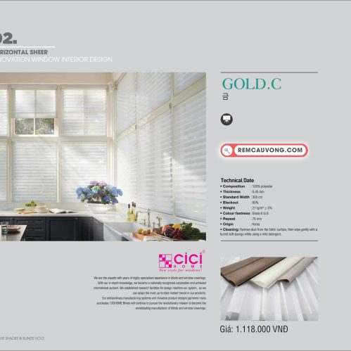 Rèm Cầu Vồng GoldC Cici Home