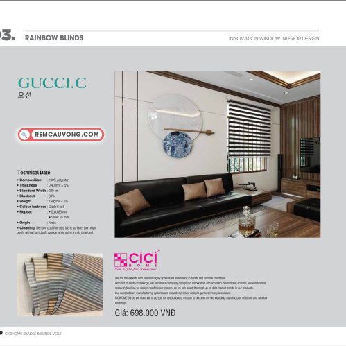 Rèm Cầu Vồng GucciC Cici Home