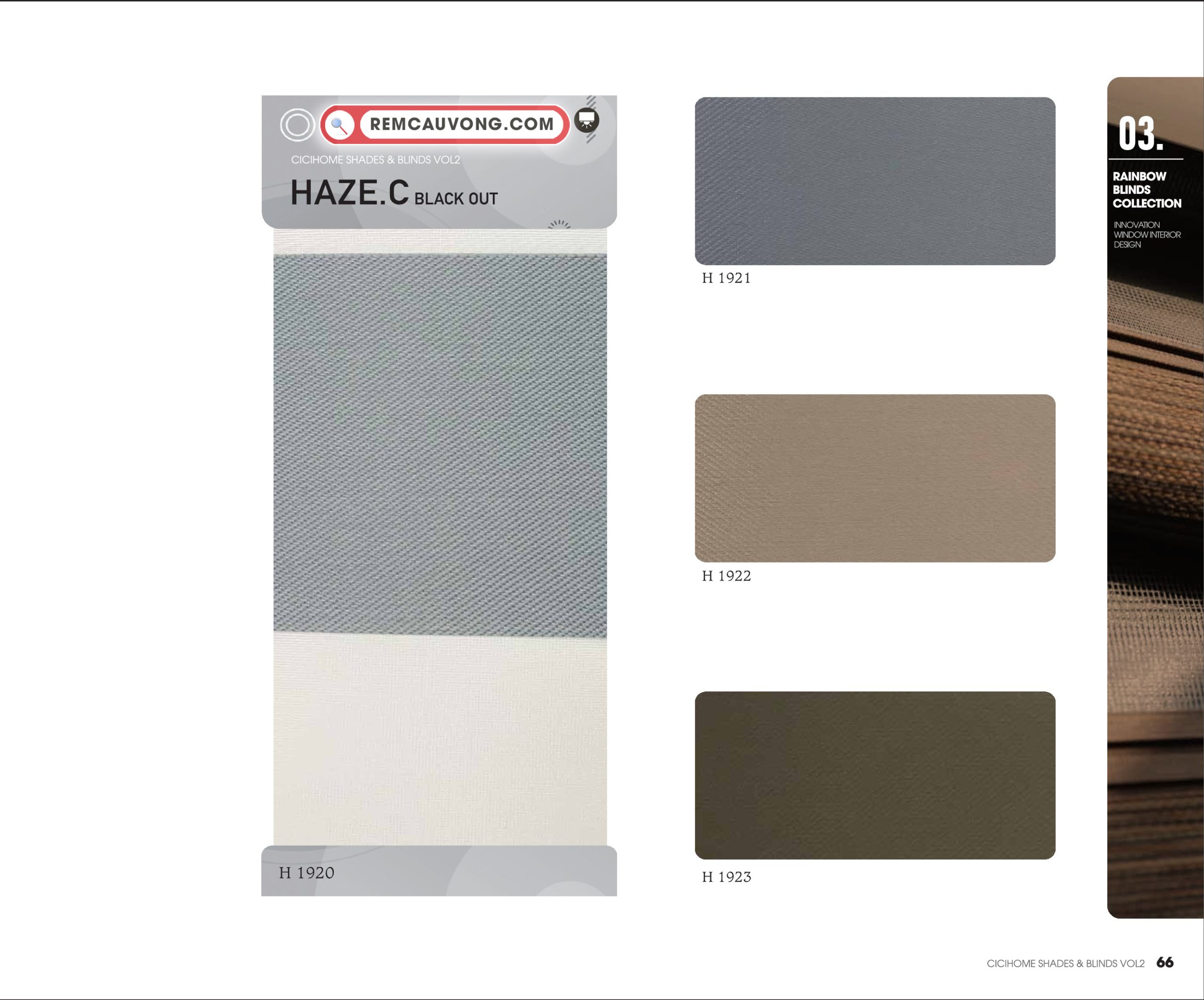 Rèm Cầu Vồng HazeC Cici Home