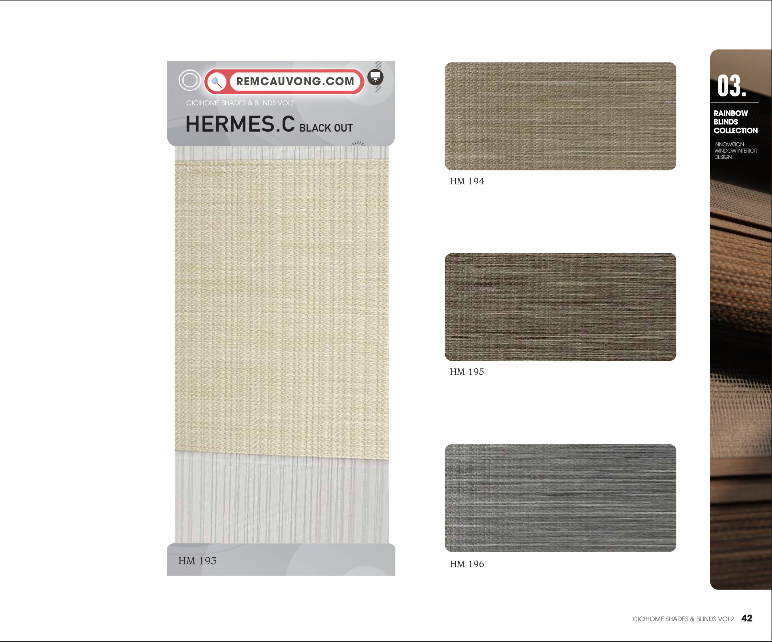 Rèm Cầu Vồng HermesC Cici Home