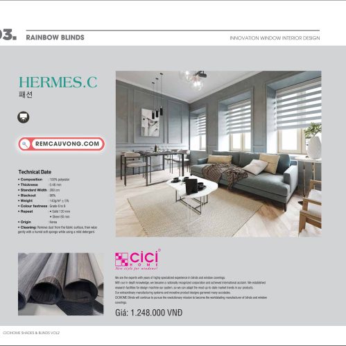 Rèm Cầu Vồng HermesC Cici Home