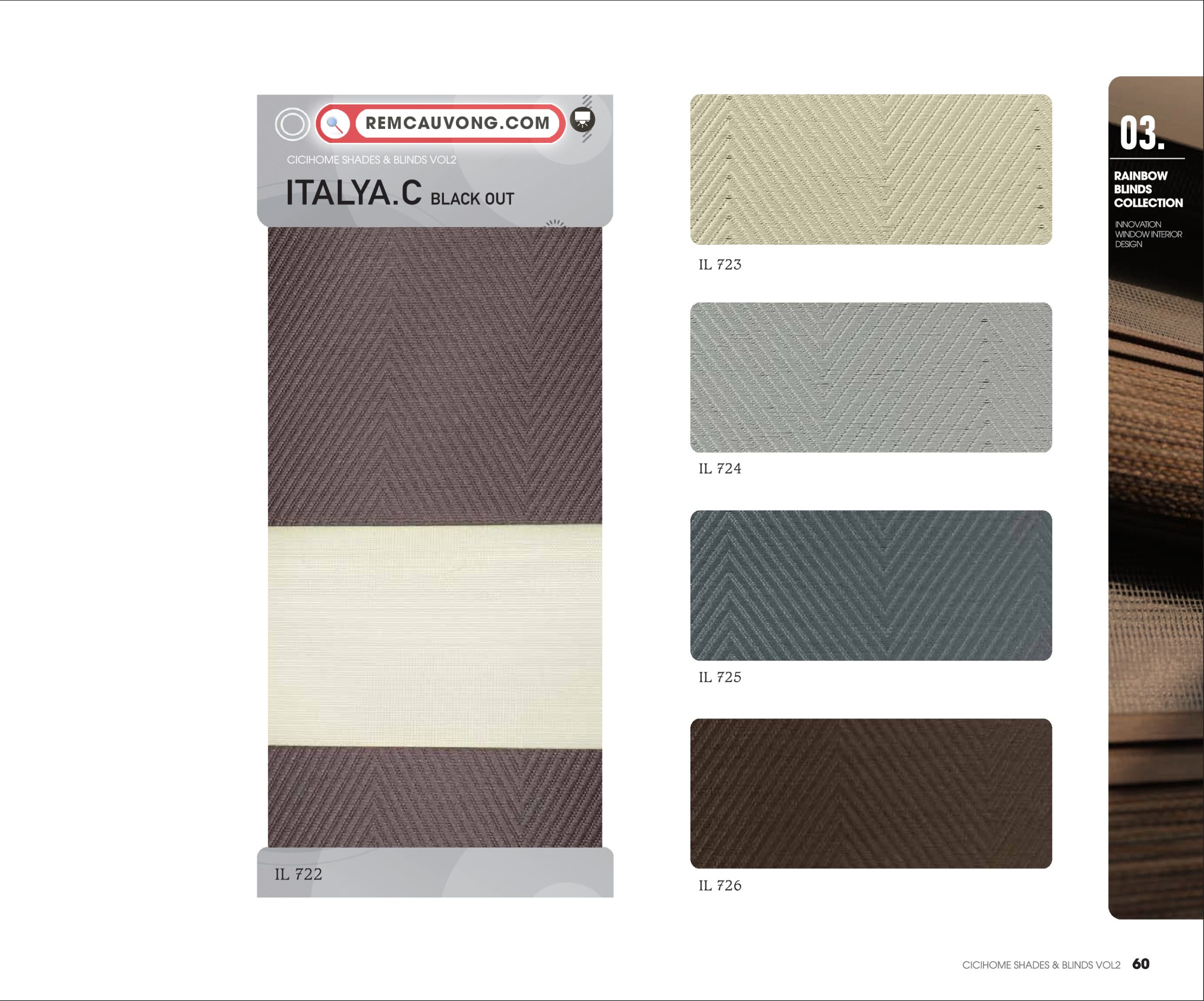 Rèm Cầu Vồng ItalyaC Cici Home