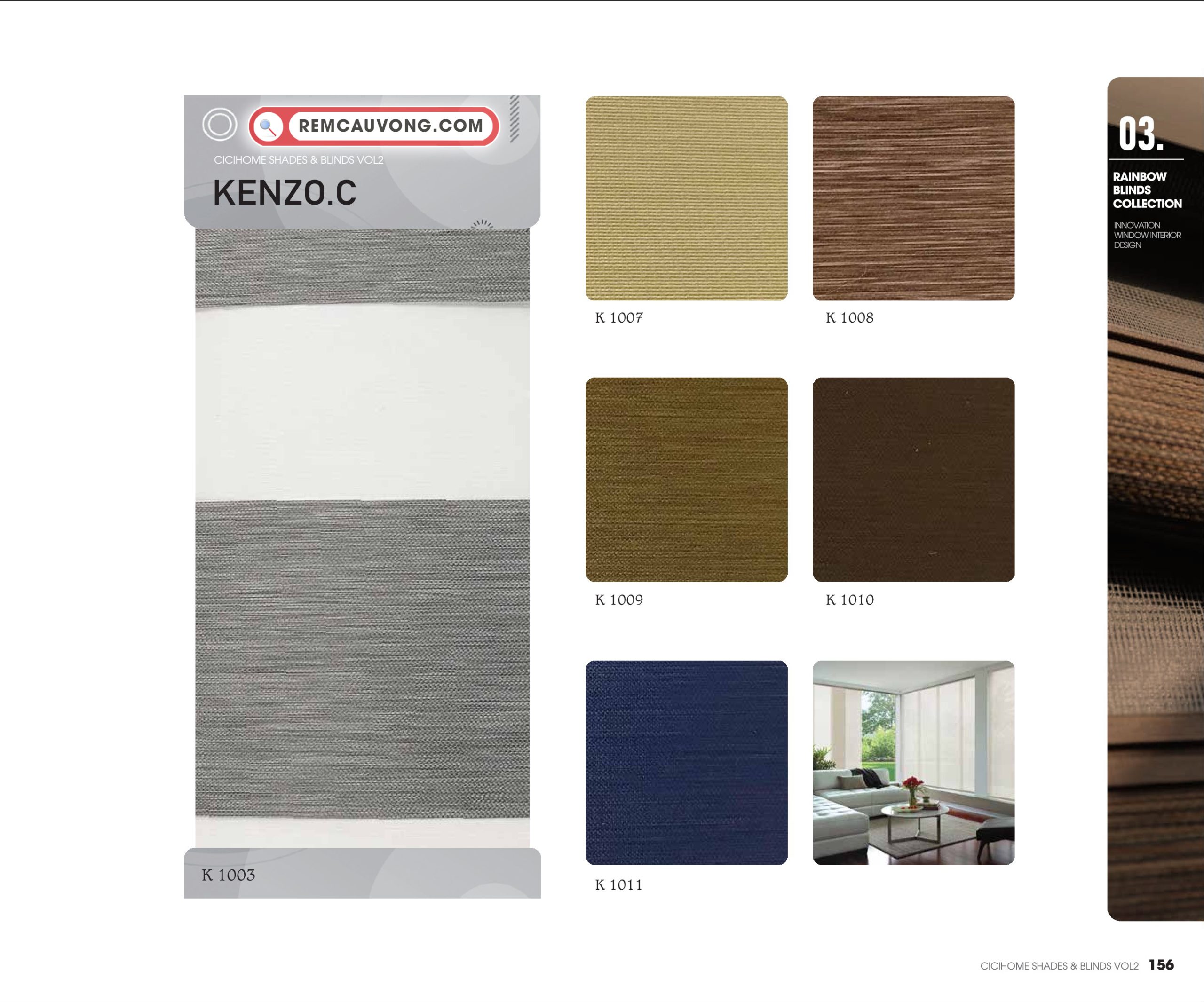 Rèm Cầu Vồng KenzoC Cici Home