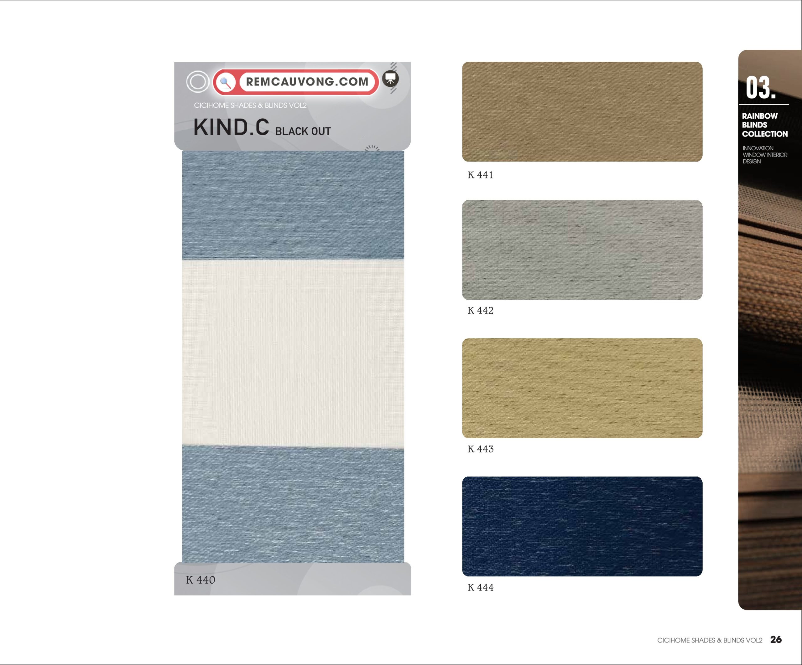 Rèm Cầu Vồng KindC Cici Home