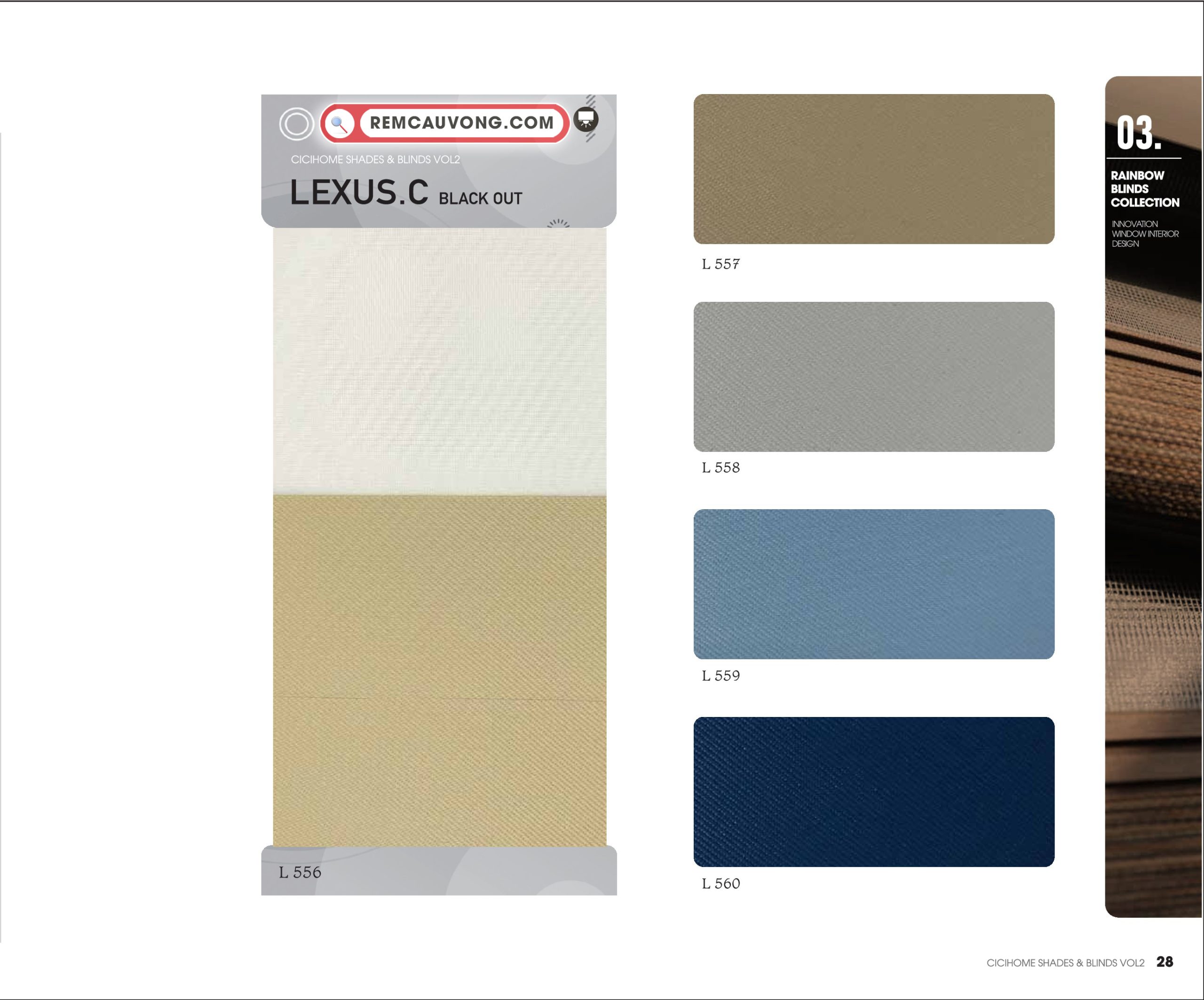 Rèm Cầu Vồng LexusC Cici Home