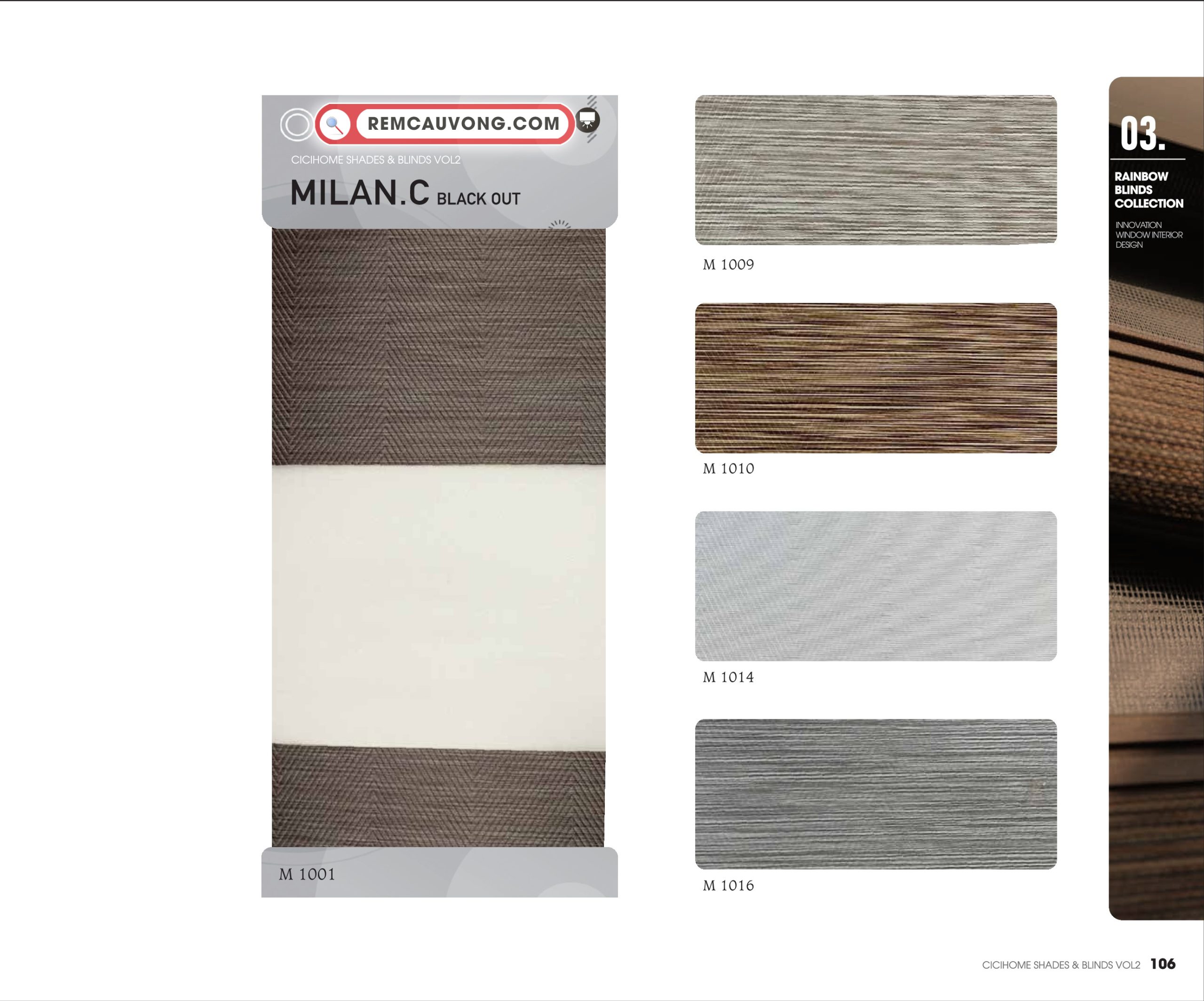 Rèm Cầu Vồng MilanC Cici Home