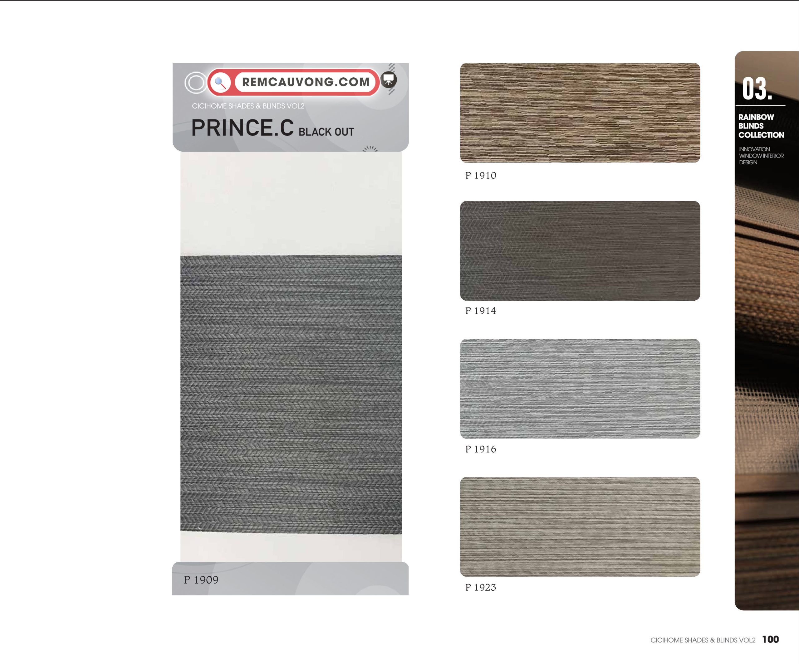 Rèm Cầu Vồng PrinceC Cici Home