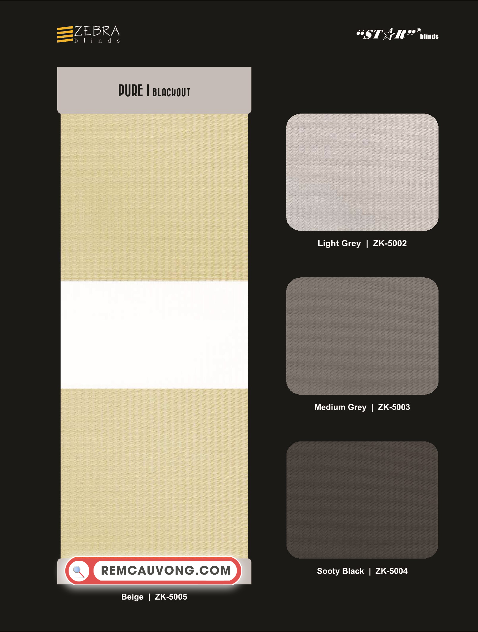 Rèm Cầu Vồng Pure-I Star Blinds