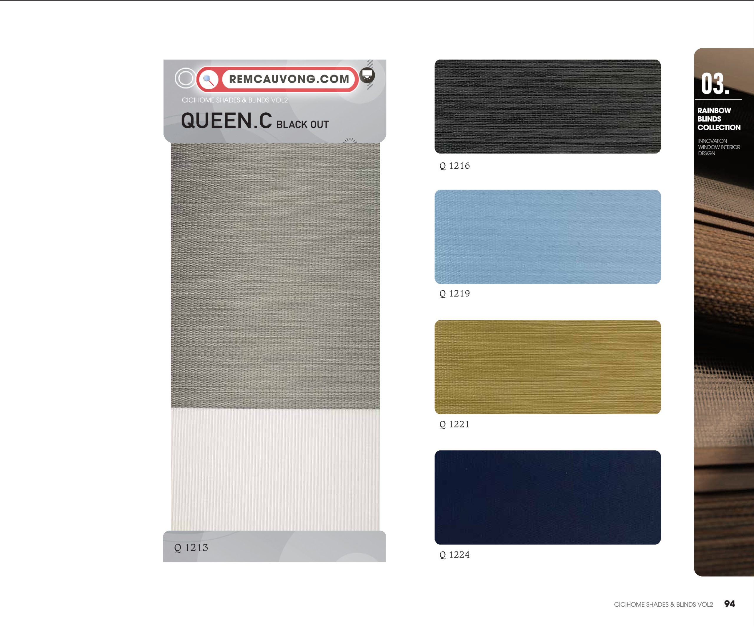 Rèm Cầu Vồng QueenC Cici Home