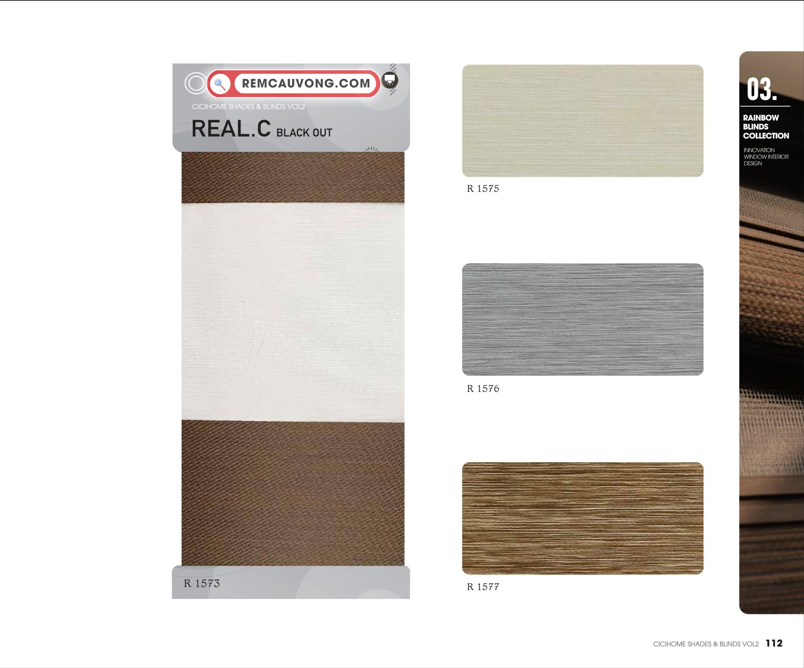 Rèm Cầu Vồng RealC Cici Home