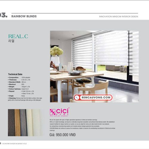 Rèm Cầu Vồng RealC Cici Home