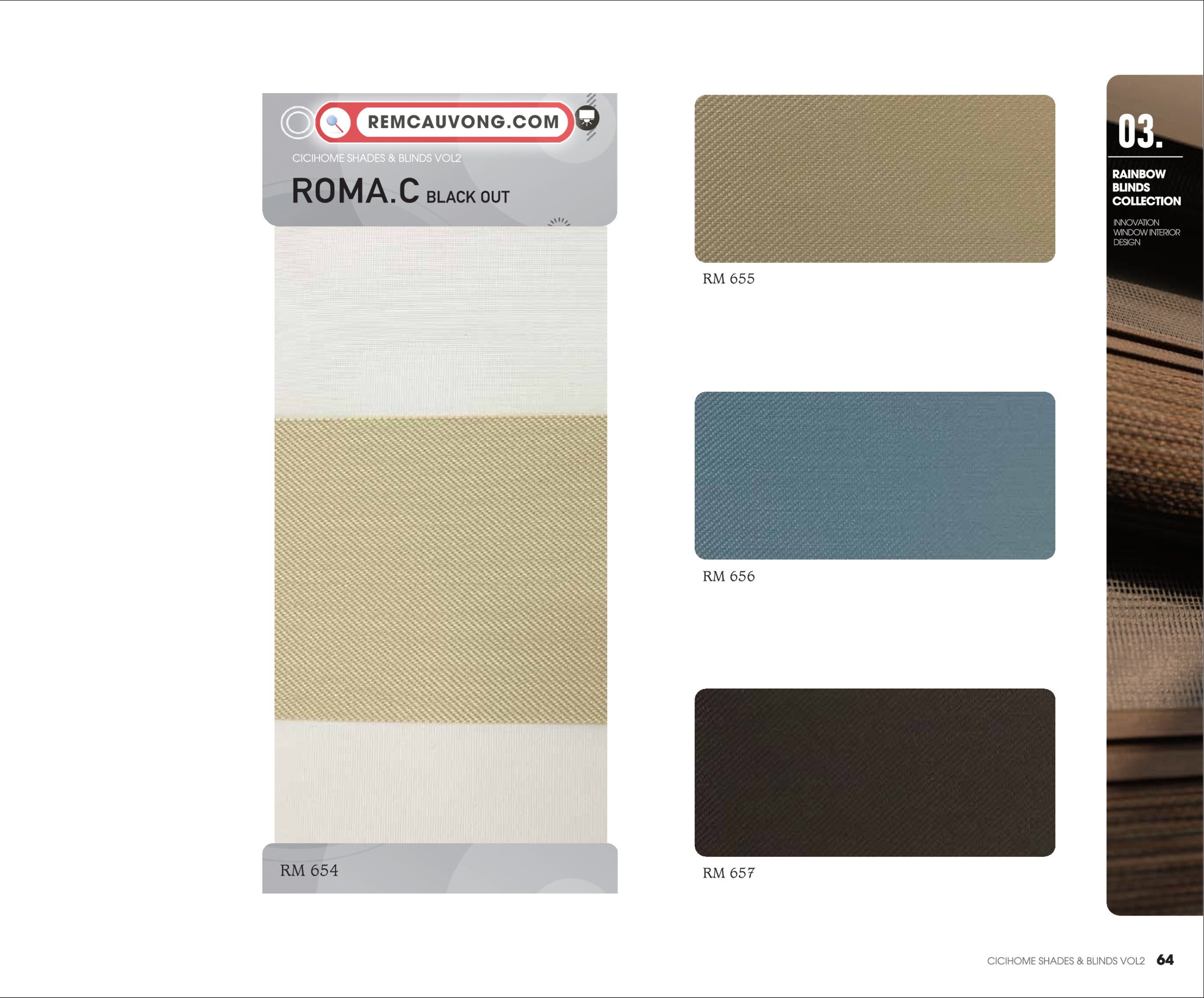 Rèm Cầu Vồng RomaC Cici Home