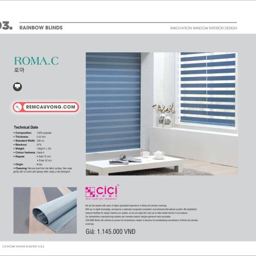 Rèm Cầu Vồng RomaC Cici Home