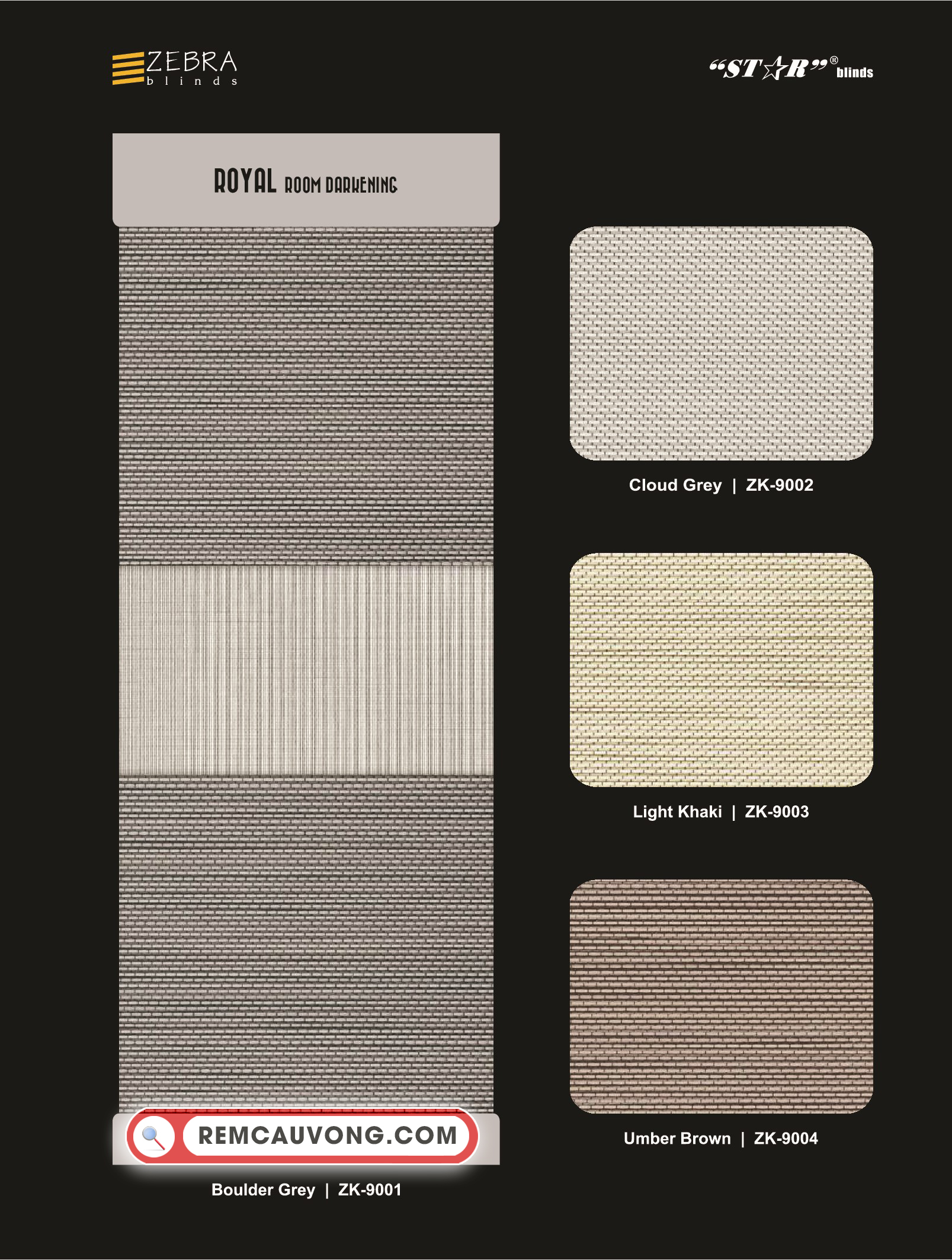 Rèm Cầu Vồng Royal Star Blinds