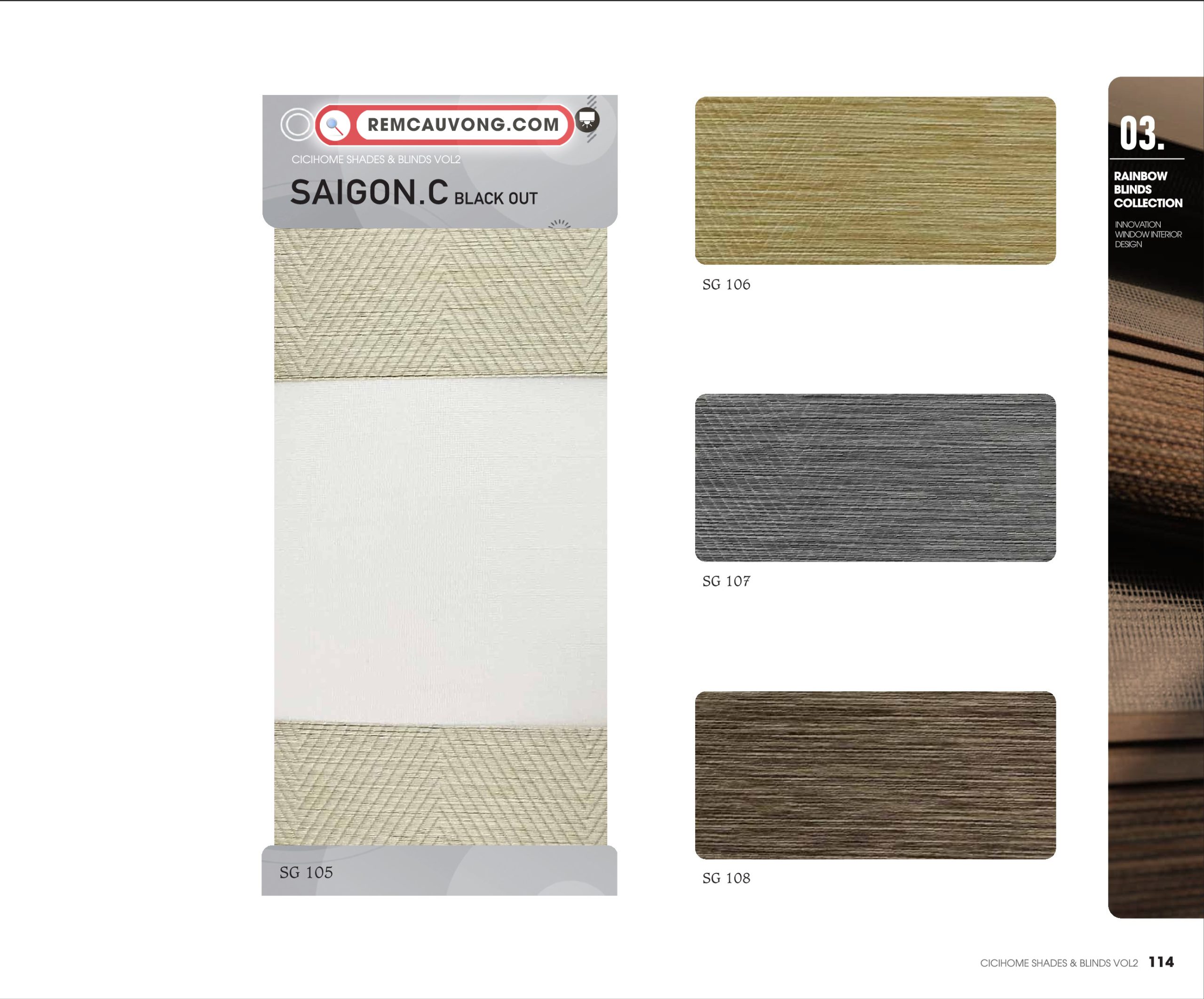 Rèm Cầu Vồng SaigonC Cici Home