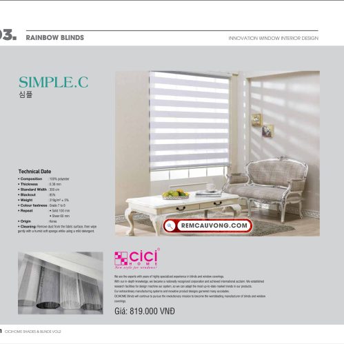 Rèm Cầu Vồng SimpleC Cici Home