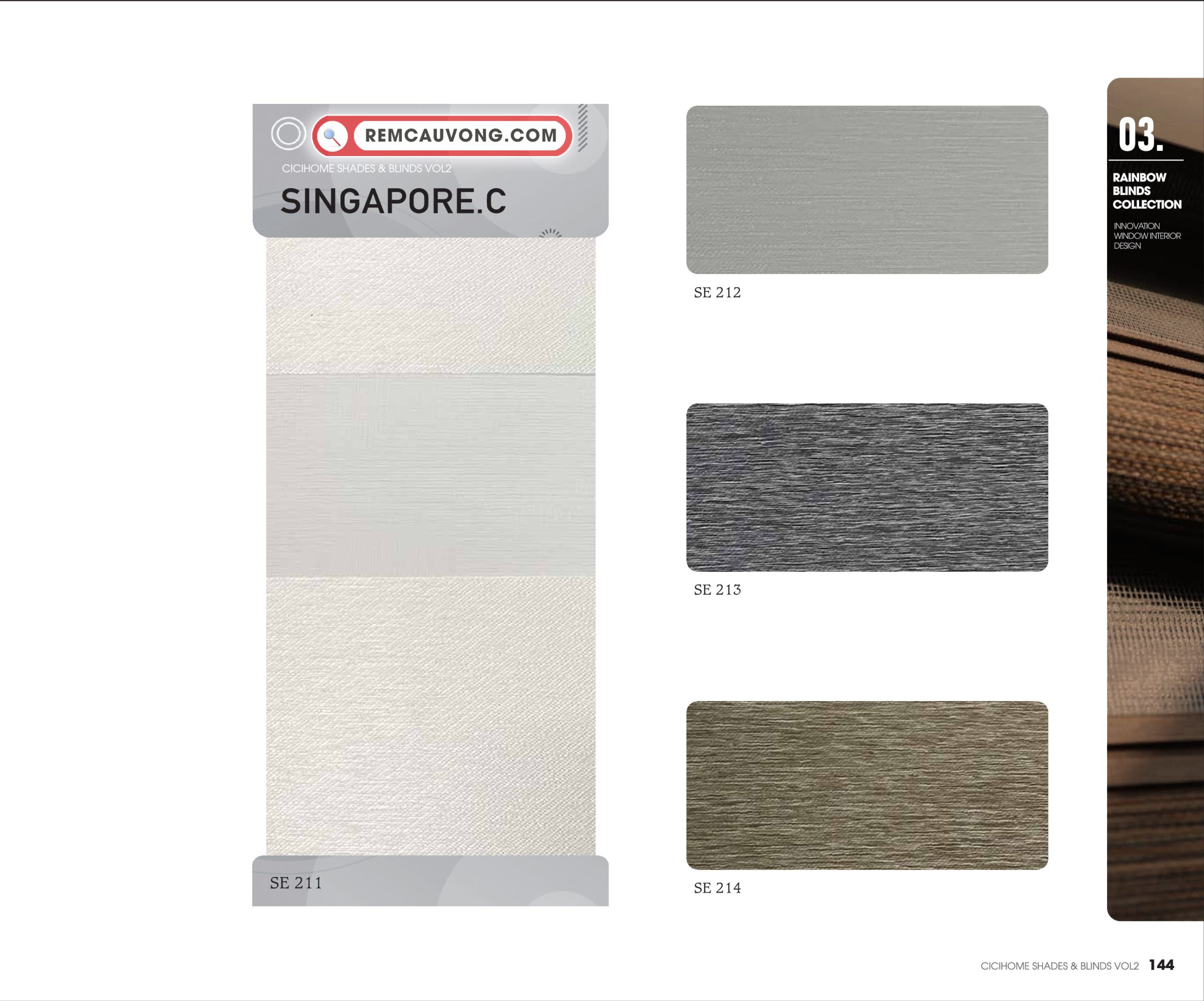 Rèm Cầu Vồng SingaporeC Cici Home