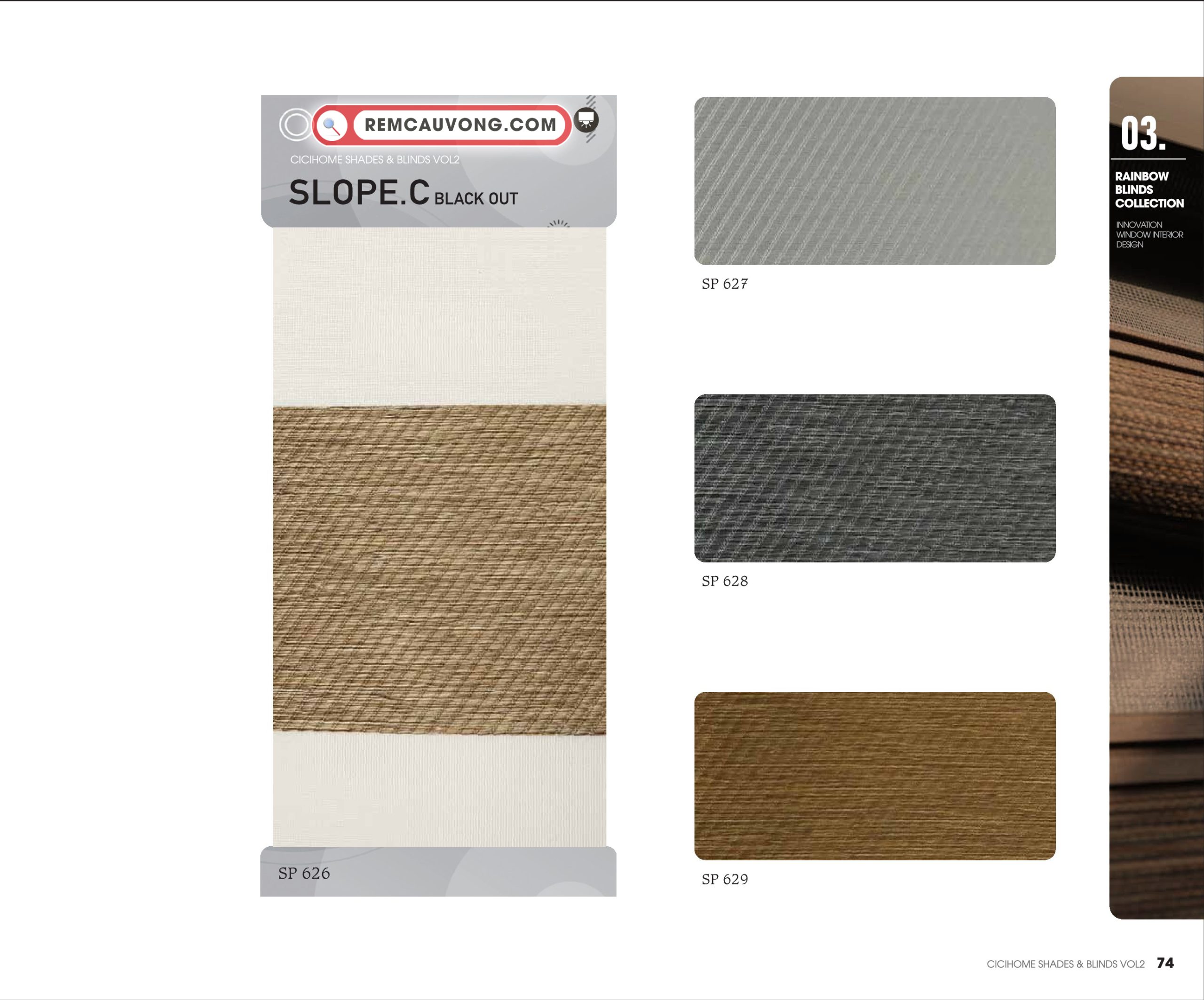 Rèm Cầu Vồng SlopeC Cici Home