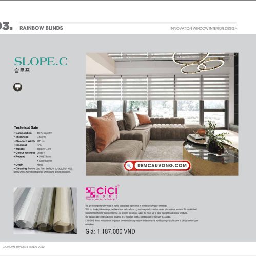 Rèm Cầu Vồng SlopeC Cici Home