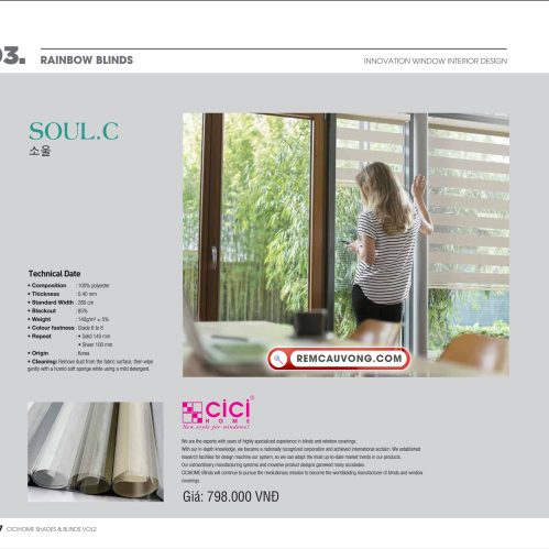 Rèm Cầu Vồng SoulC Cici Home