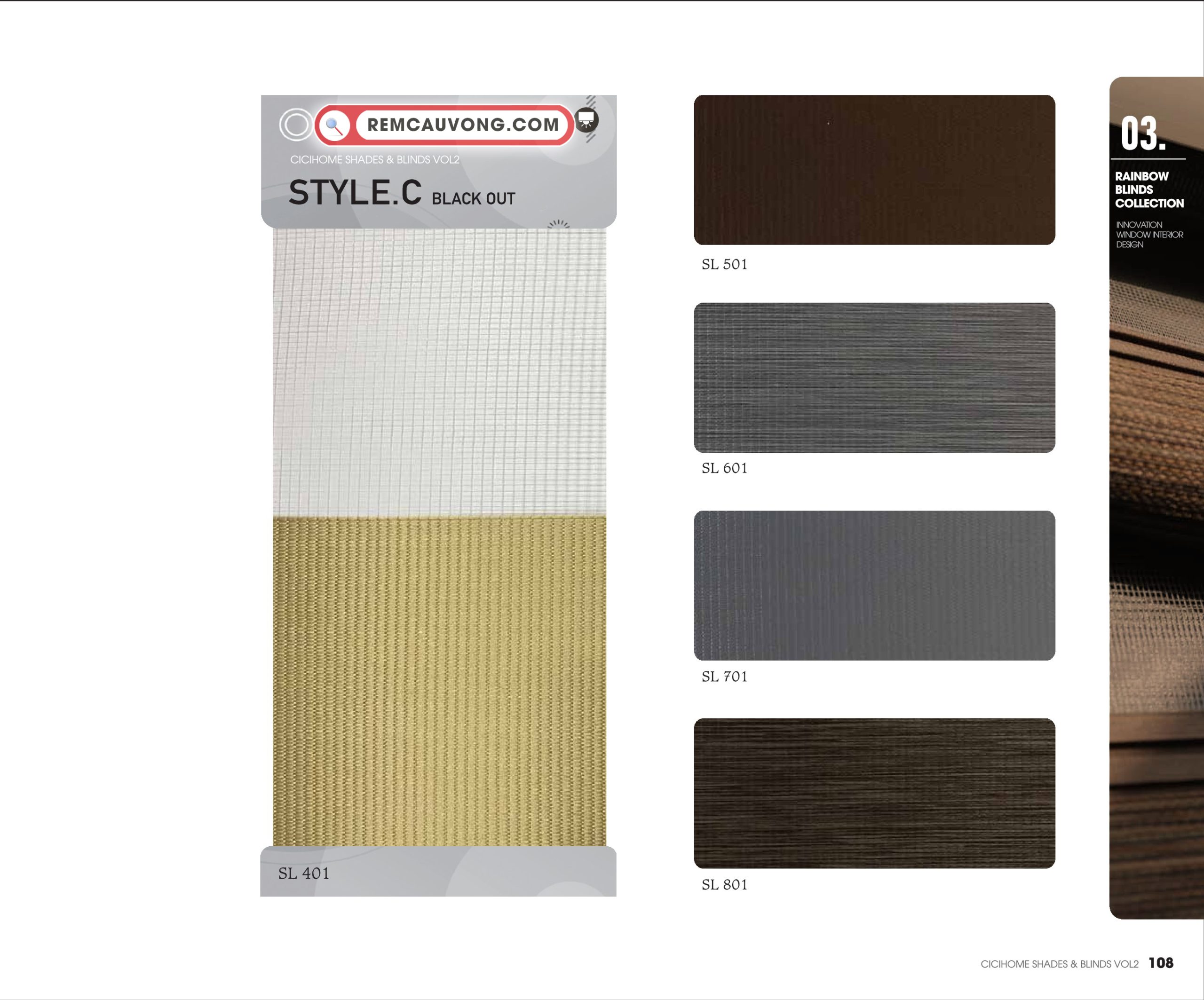 Rèm Cầu Vồng StyleC Cici Home