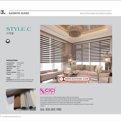 Rèm Cầu Vồng StyleC Cici Home