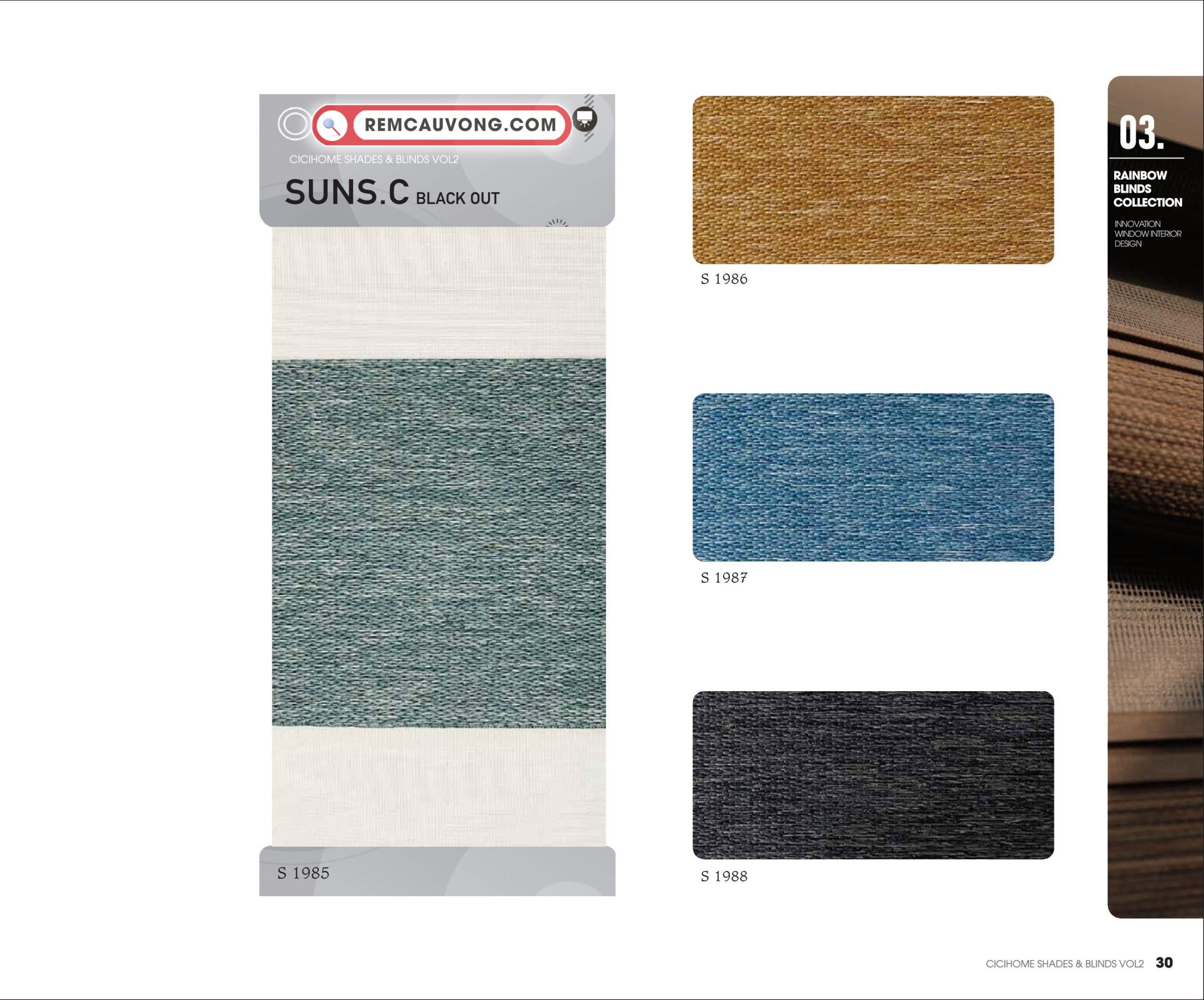 Rèm Cầu Vồng SunsC Cici Home