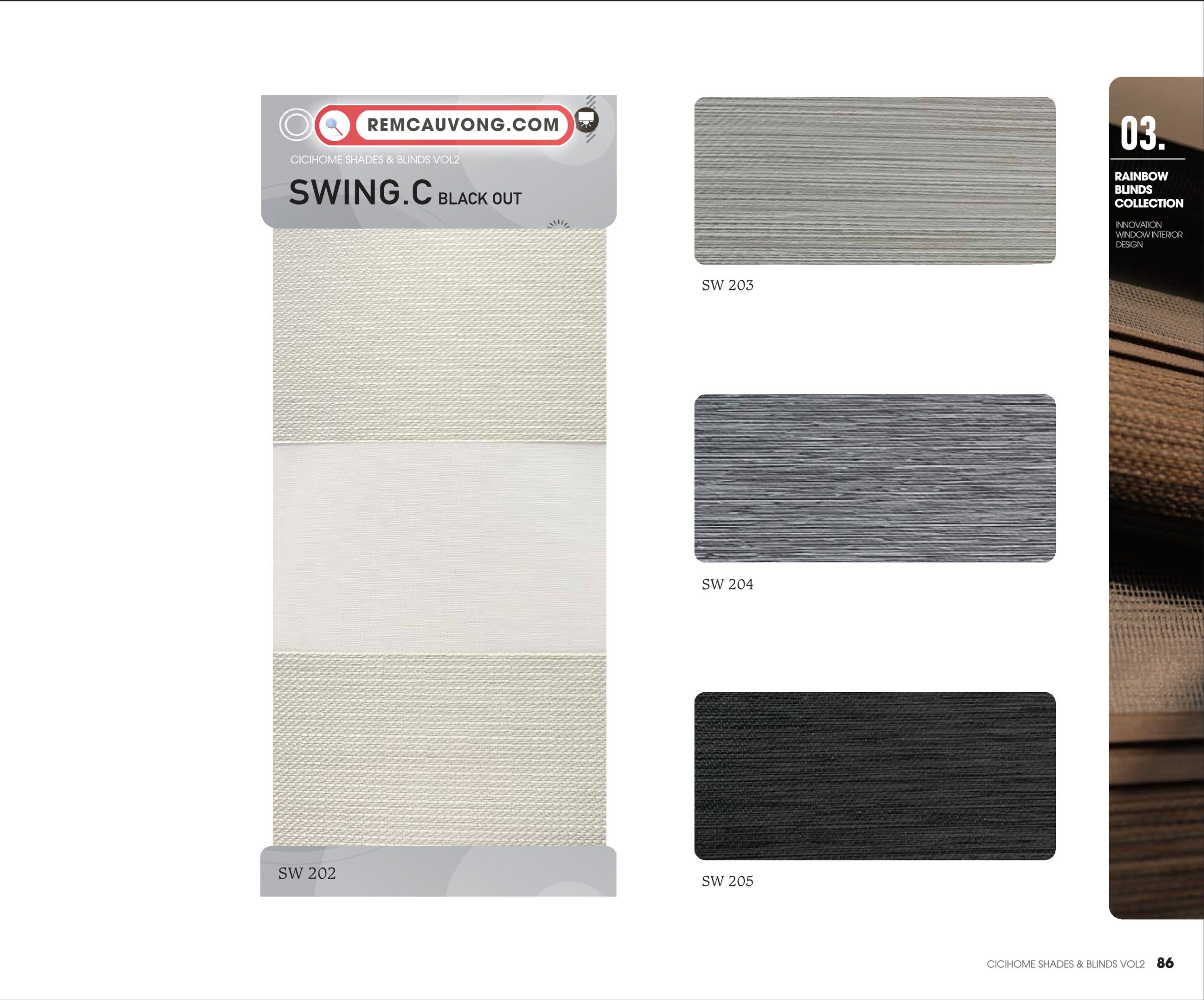 Rèm Cầu Vồng SwingC Cici Home